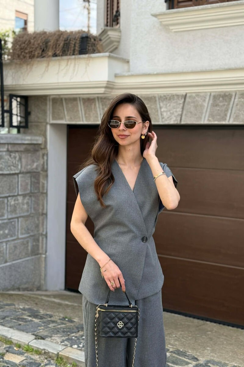 SET JELEK+PANTALLONA PER FEMRA NE NGJYRE GRI - 3