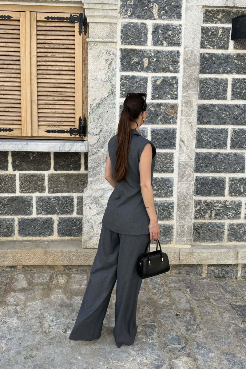 SET JELEK+PANTALLONA PER FEMRA NE NGJYRE GRI - 6