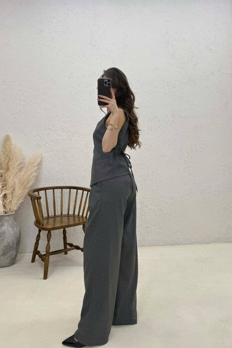 SET JELEK+PANTALLONA PER FEMRA NE NGJYRE GRI TE ERRET - 2