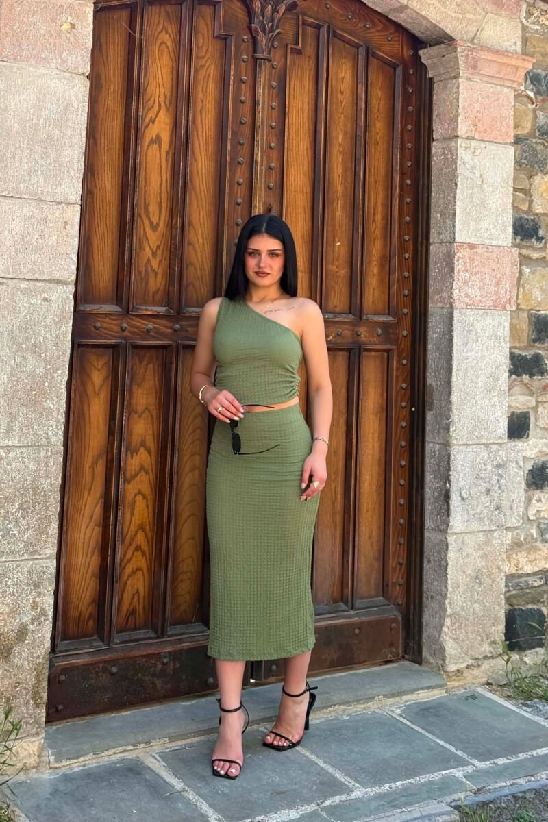 SET KANATJERE ME NJE SUP JASHTE + FUND PER FEMRA NE NGJYRE JESHILE - 1