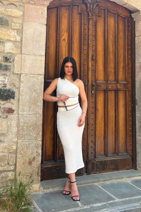 SET KANATJERE ME NJE SUP JASHTE + FUND PER FEMRA NE NGJYRE TE BARDHE - 