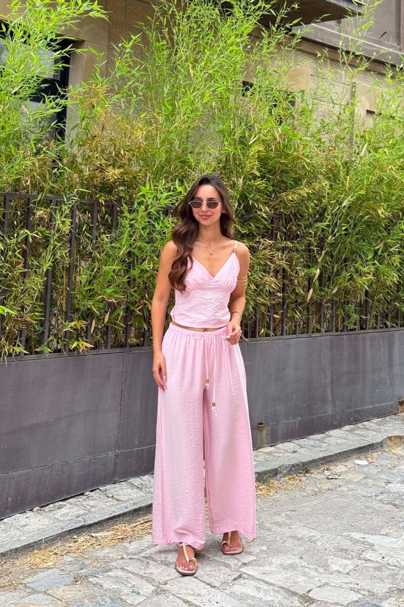 SET KANATJERE+PANTALLONA PER FEMRA NE NGJYRE ROZE - 2
