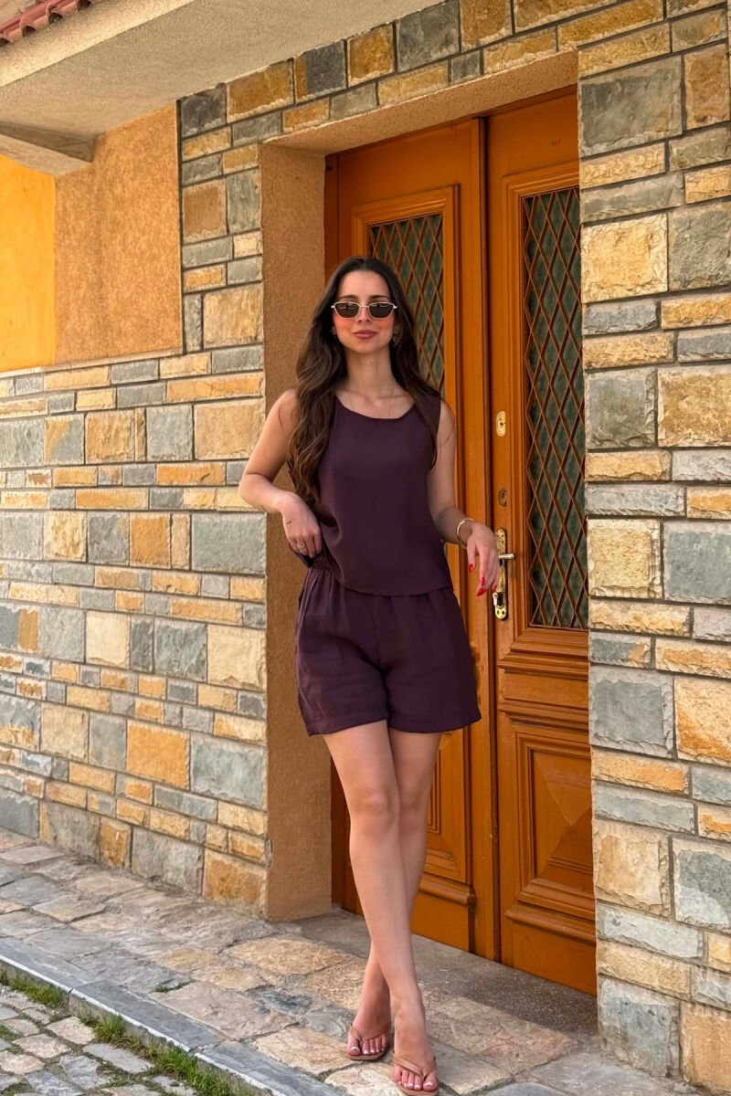 SET KANATJERE+PANTALLONA TE SHKURTA PER FEMRA NE NGJYRE LEJLA TE ERRET - 9