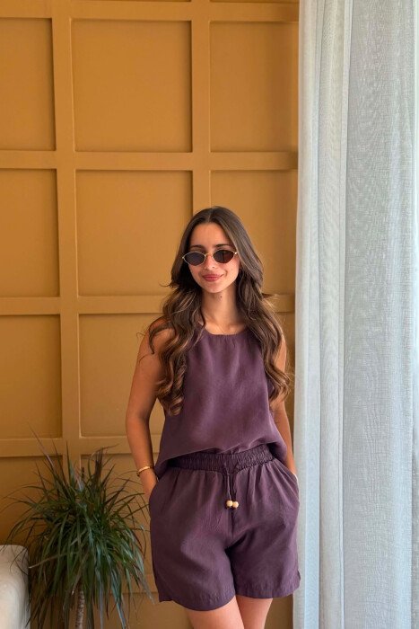 SET KANATJERE+PANTALLONA TE SHKURTA PER FEMRA NE NGJYRE LEJLA TE ERRET - 4