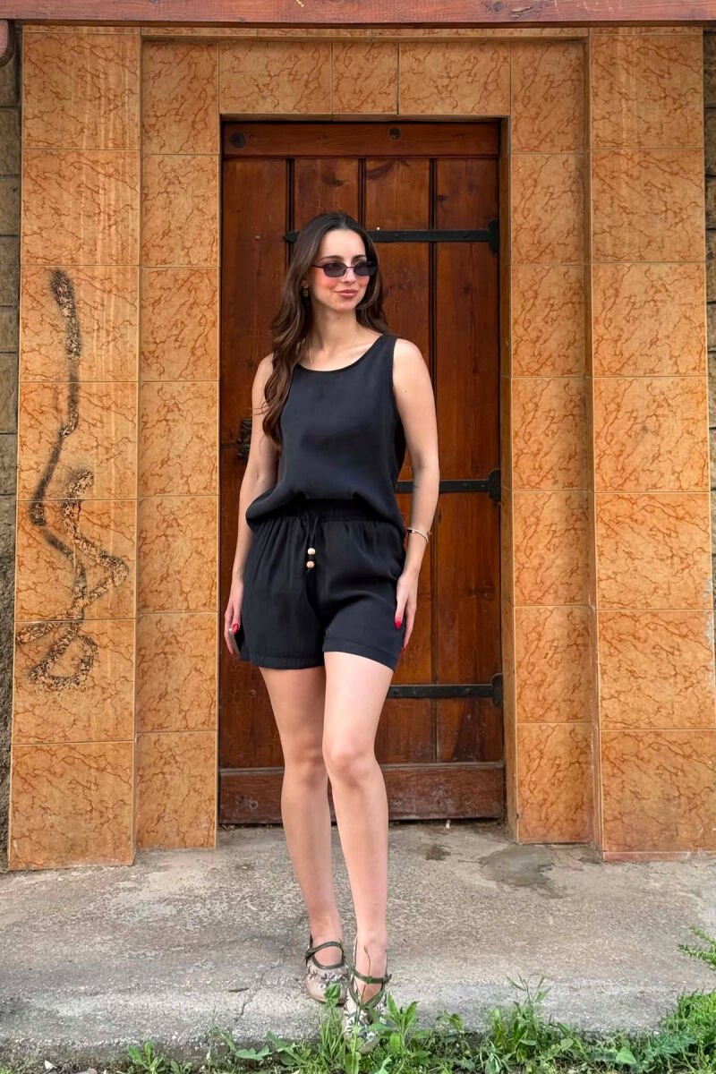 SET KANATJERE+PANTALLONA TE SHKURTA PER FEMRA NE NGJYRE TE ZEZE - 2