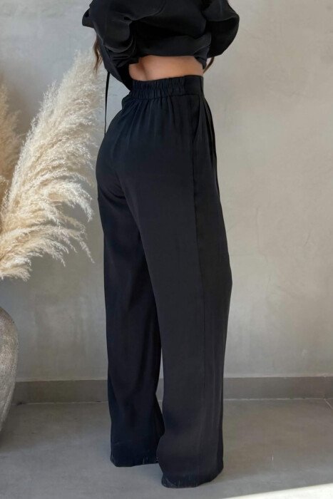 SET KEMISHE ME LIDHESE TEK BELI + PANTALONA PER FEMRA NE NGJYRE TE ZEZE - 3