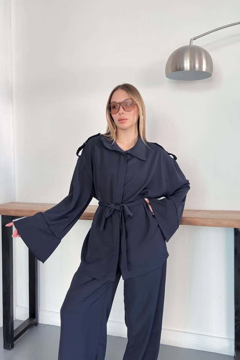SET KEMISHE+PANTALLONA PER FEMRA NE NGJYRE KREM - 11