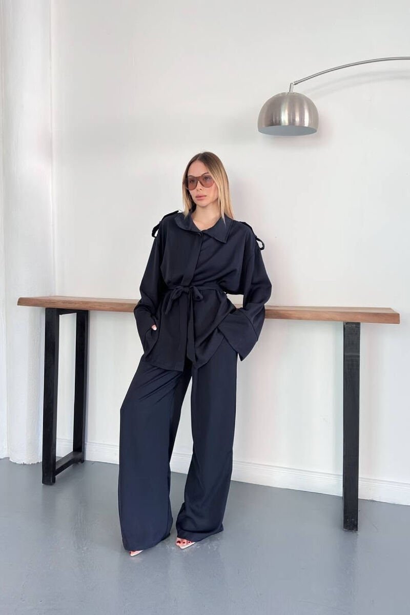 SET KEMISHE+PANTALLONA PER FEMRA NE NGJYRE KREM - 12