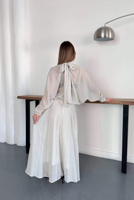 SET ME PIKA KEMISHE + FUND PER FEMRA NE NGJYRE KREM - 6