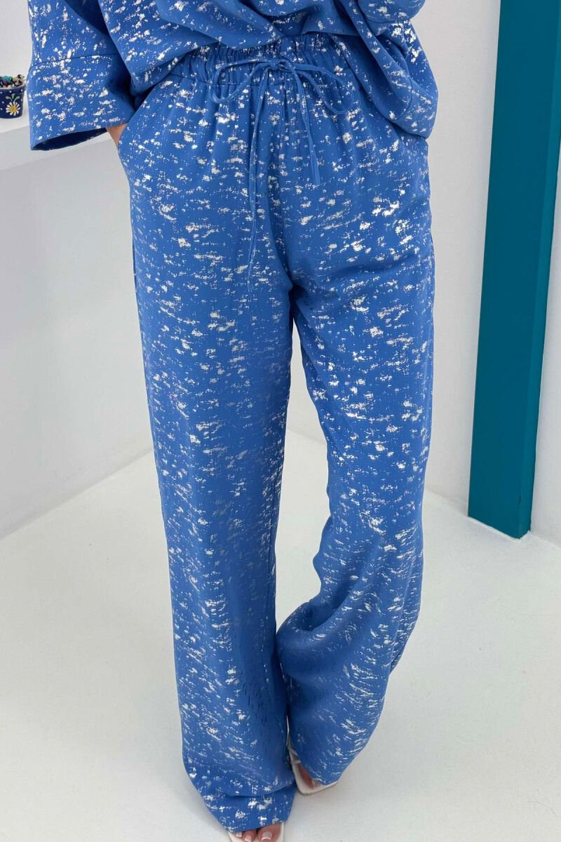 SET ME SHKËLQIM PËR FEMRA NË NGJYRËN BLU - 5