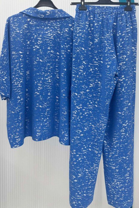 SET ME SHKËLQIM PËR FEMRA NË NGJYRËN BLU - 6