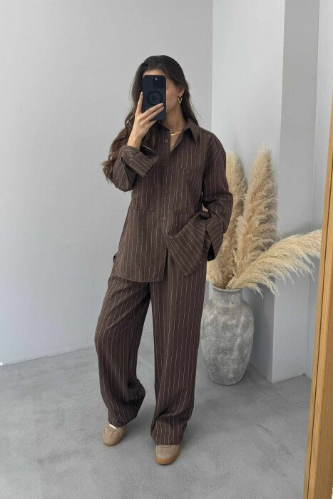 SET ME VIJA PËR FEMRA NË NGJYRËN KAFE - 5