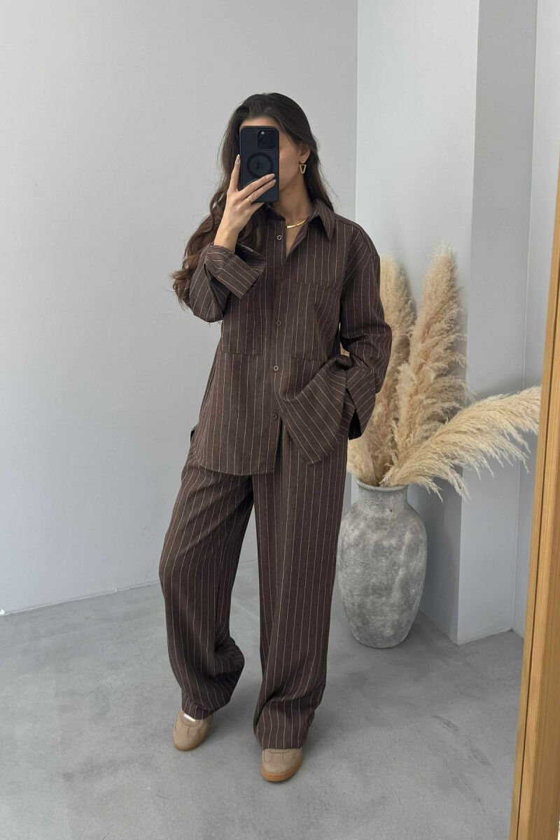SET ME VIJA PËR FEMRA NË NGJYRËN KAFE - 5