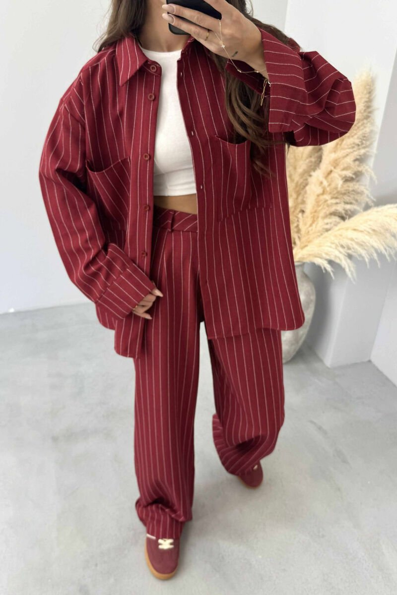 SET ME VIJA PËR FEMRA NË NGJYRËN VISHNJË - 4