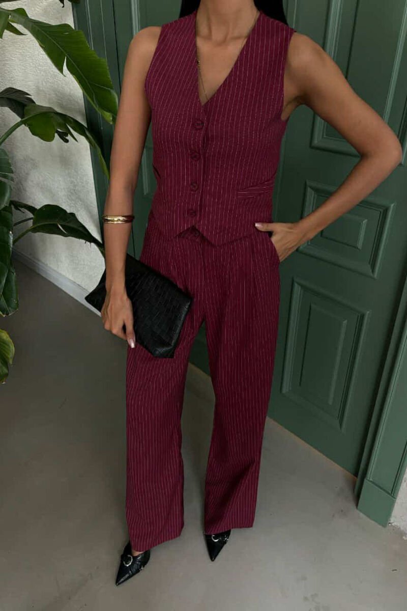 SET ME VIJA PËR FEMRA NË NGJYRËN VISHNJË - 2