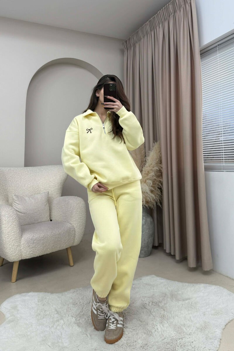 SET NJE NGJYRESH BLUZE+TUTA PER FEMRA NE NGJYRE TE VERDHE - 6