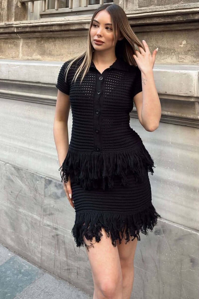 SET NJE NGJYRESH I THURRRUR T-SHIRT + FUND PER FEMRA NE NGJYRE TE ZEZE - 2