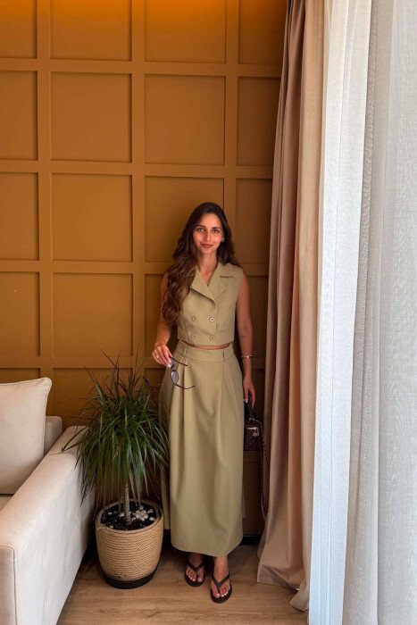 SET NJE NGJYRESH JELEK + FUND PER FEMRA NE NGJYRE ULLI - KLAUDIO FASHION