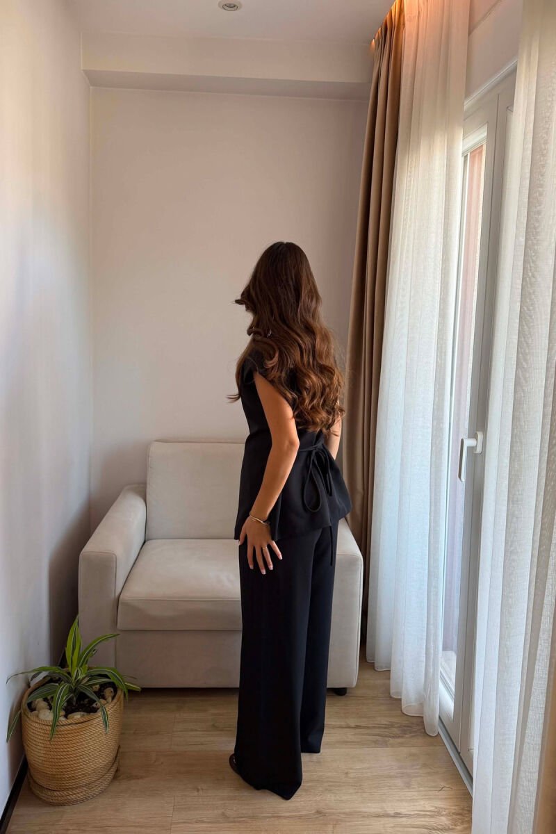 SET NJE NGJYRESH JELEK + PANTALLONA PER FEMRA NE NGJYRE TE ZEZE - 5
