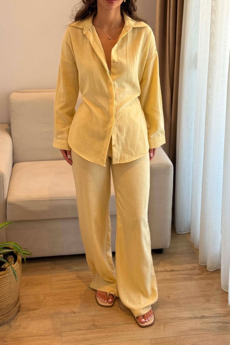 SET NJE NGJYRESH KEMISHE + PANATLLONA PER FEMRA NE NGJYRE BEZHE - 3