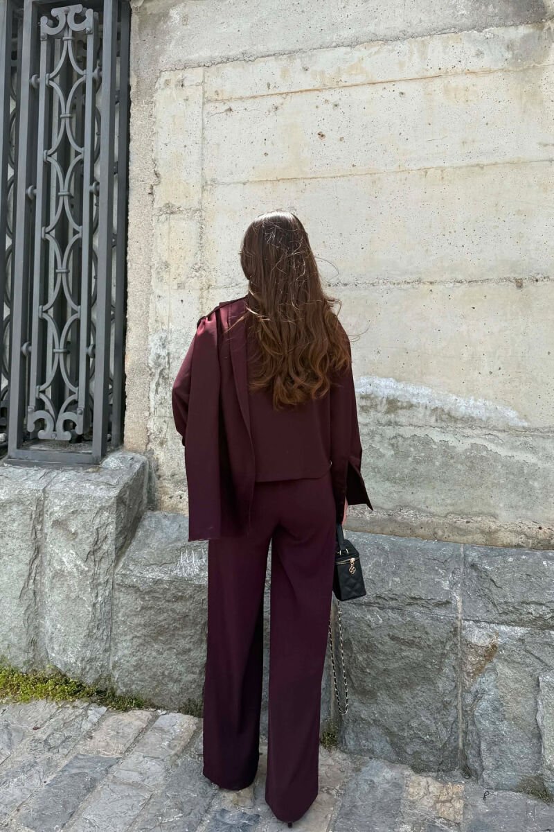 SET NJE NGJYRESH KEMISHE + PANTALLONA PER FEMRA NE NGJYRE LEJLA TE ERRET - 3