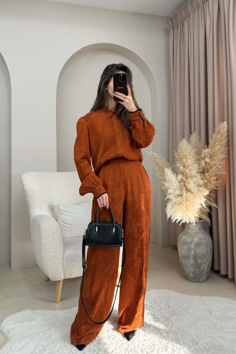 SET NJE NGJYRESH KEMISHE+PANTALLONA PER FEMRA NE NGJYRE TULLE - 1