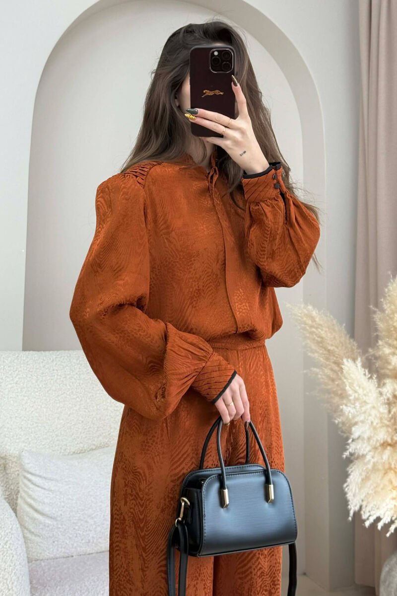 SET NJE NGJYRESH KEMISHE+PANTALLONA PER FEMRA NE NGJYRE TULLE - 3