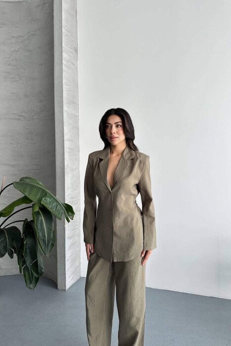 SET NJE NGJYRESH KEMISHE + PANATLLONA PER FEMRA NE NGJYRE ULLI - 5