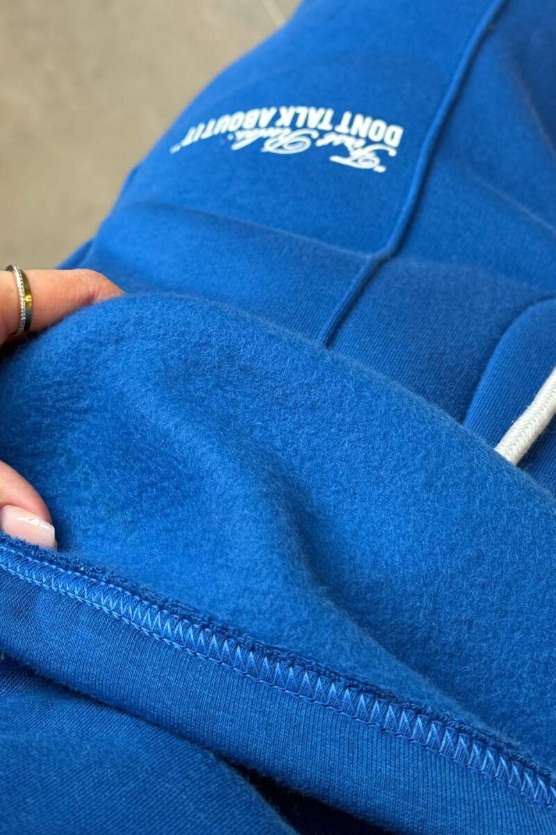SET NJE NGJYRESH ME PUSH BLUZE + TUTA PER FEMRA NE NGJYRE BLU - 3
