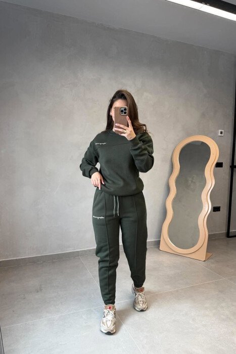 SET NJE NGJYRESH ME PUSH BLUZE + TUTA PER FEMRA NE NGJYRE ULLI - KLAUDIO FASHION