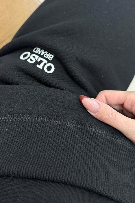 SET NJE NGJYRESH ME PUSH HOODIE + TUTA PER FEMRA NE NGJYRE TE ZEZE - 5