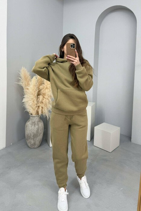 SET NJE NGJYRESH ME PUSH HOODIE+TUTA PER FEMRA NE NGJYRE ULLI - 2