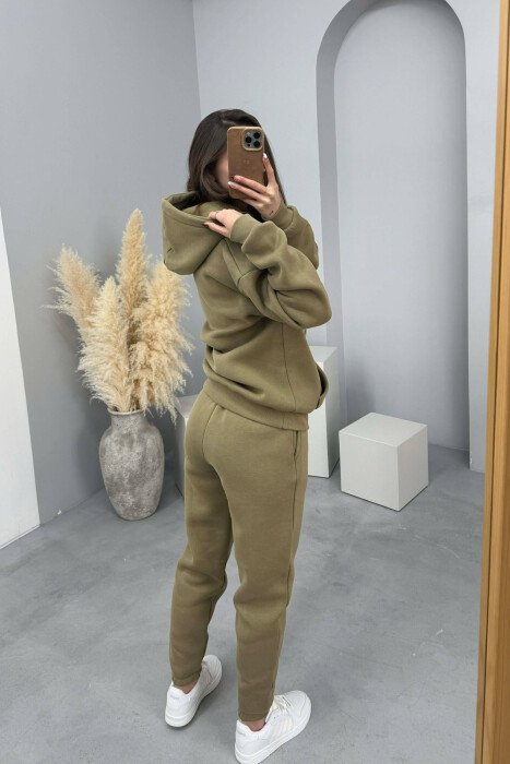 SET NJE NGJYRESH ME PUSH HOODIE+TUTA PER FEMRA NE NGJYRE ULLI - 3