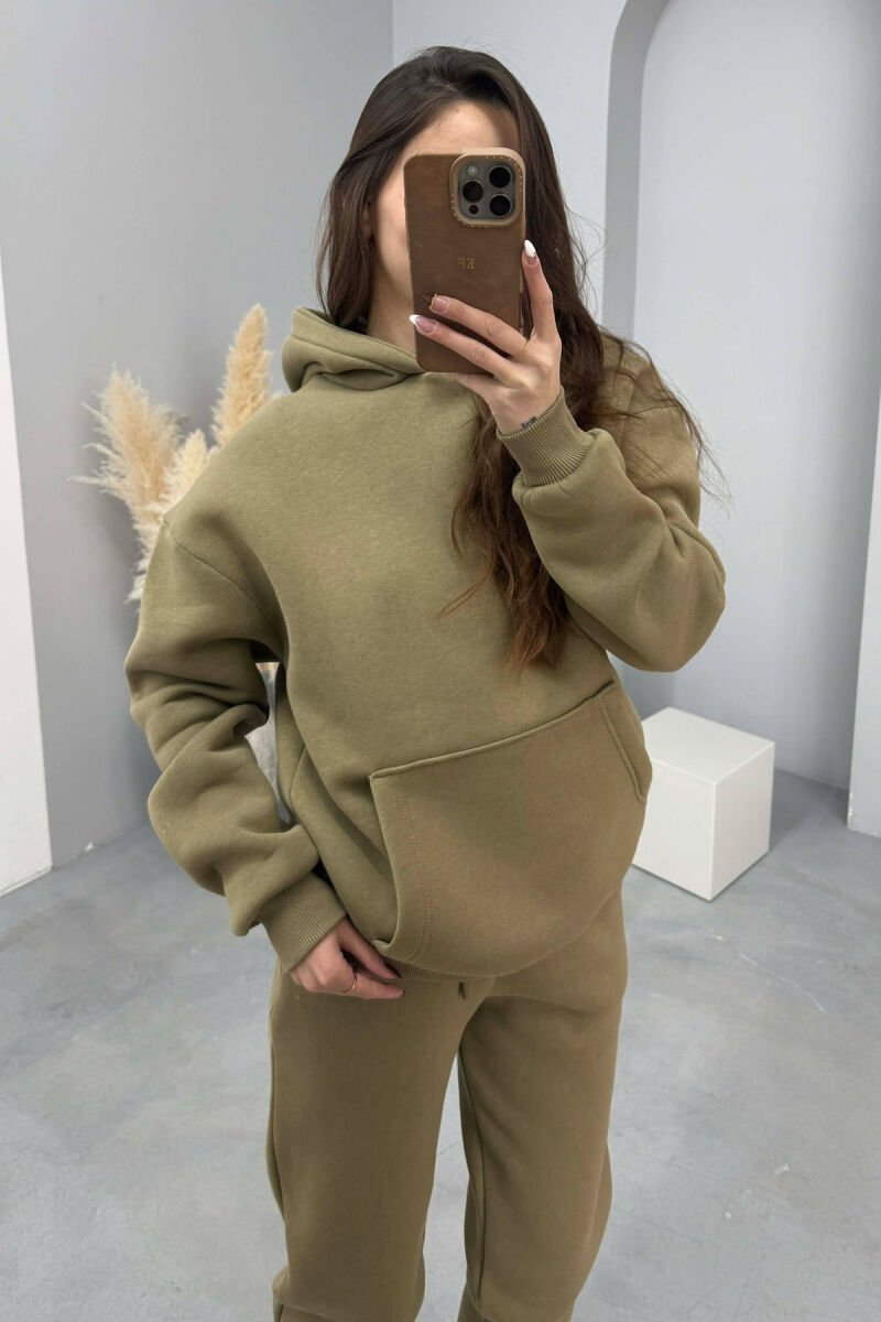 SET NJE NGJYRESH ME PUSH HOODIE+TUTA PER FEMRA NE NGJYRE ULLI - 5
