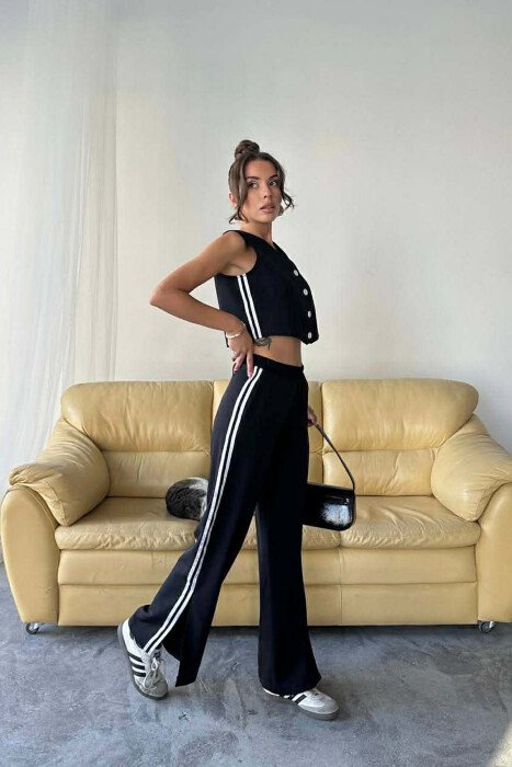 SET NJE NGJYRESH PER FEMRA JELEK + PANTALLONA NE NGJYRE TE ZEZE - 2