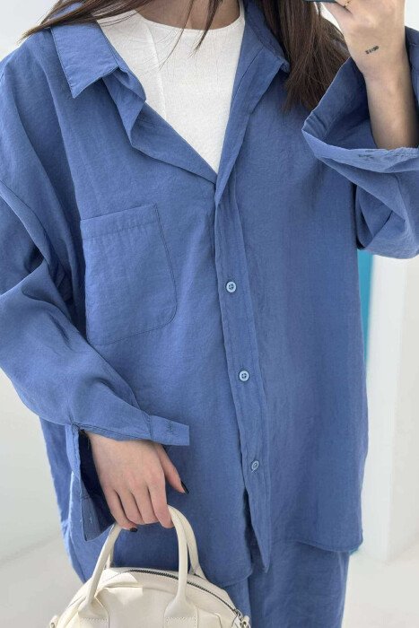 SET NJË NGJYRËSH PËR FEMRA NË NGJYRËN BLU - 9