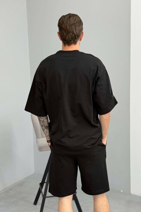 SET NJE NGJYRESH T-SHIRT + TUTA PER MESHKUJ NE NGJYRE TE ZEZE - 4
