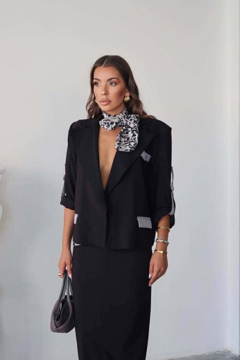 SET NJE NGJYRESH XHAKETE E THJESHTE + FUND PER FEMRA NE NGJYRE TE ZEZE - 4