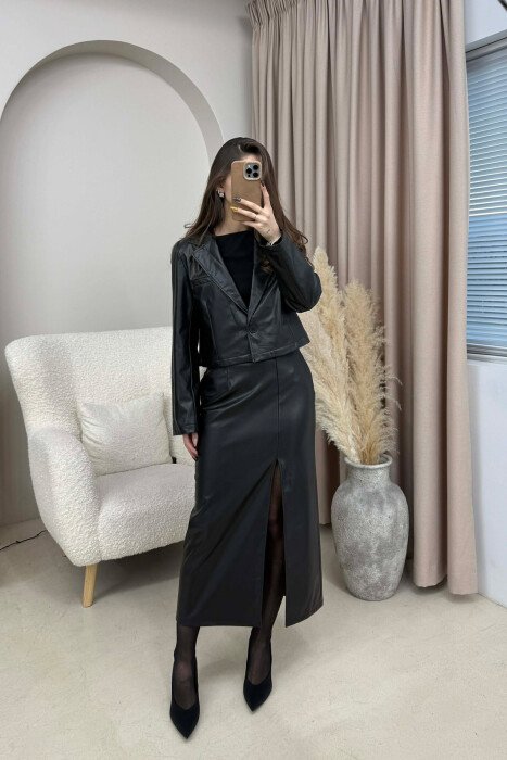 SET NJE NGJYRESH XHAKETE LEKURE + FUND PER FEMRA NE NGJYRE TE ZEZE - 1