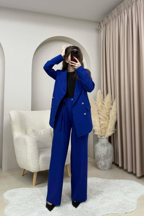 SET NJE NGJYRESH XHAKETE +PANTALLONA PER FEMRA NE NGJYRE BLU - 1