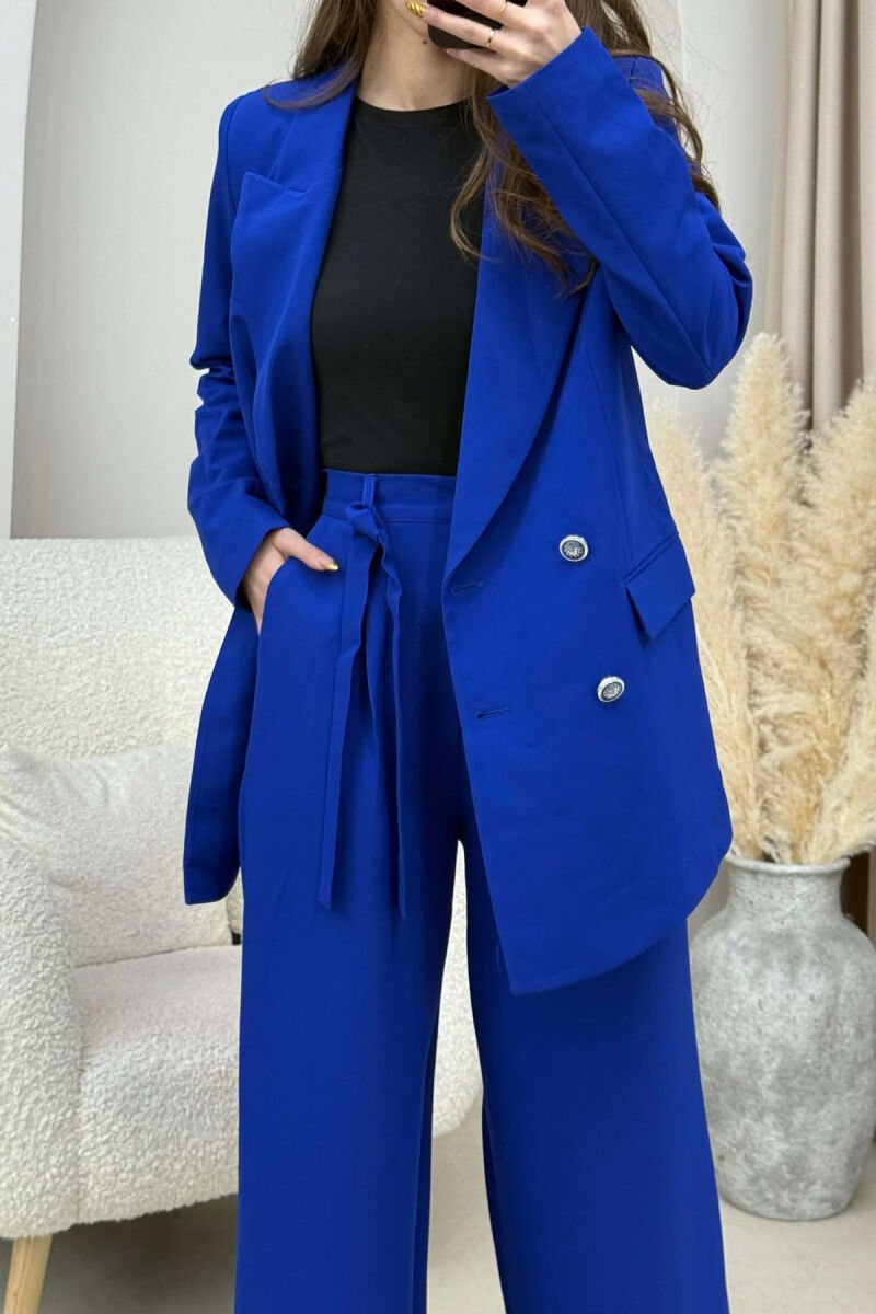 SET NJE NGJYRESH XHAKETE +PANTALLONA PER FEMRA NE NGJYRE BLU - 4
