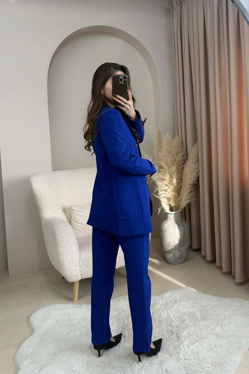 SET NJE NGJYRESH XHAKETE +PANTALLONA PER FEMRA NE NGJYRE BLU - 2