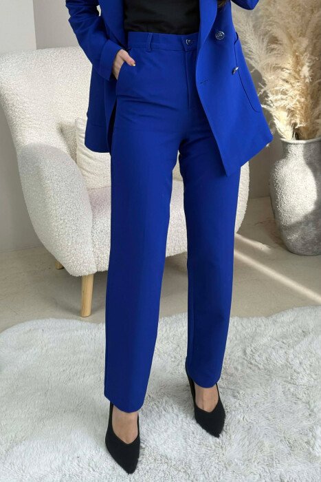 SET NJE NGJYRESH XHAKETE +PANTALLONA PER FEMRA NE NGJYRE BLU - 4