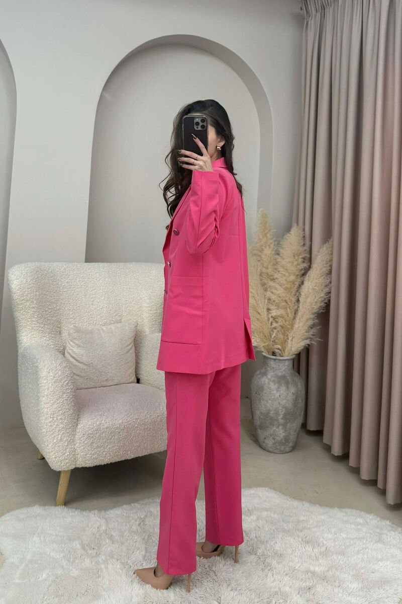 SET NJE NGJYRESH XHAKETE +PANTALLONA PER FEMRA NE NGJYRE ROZE - 2