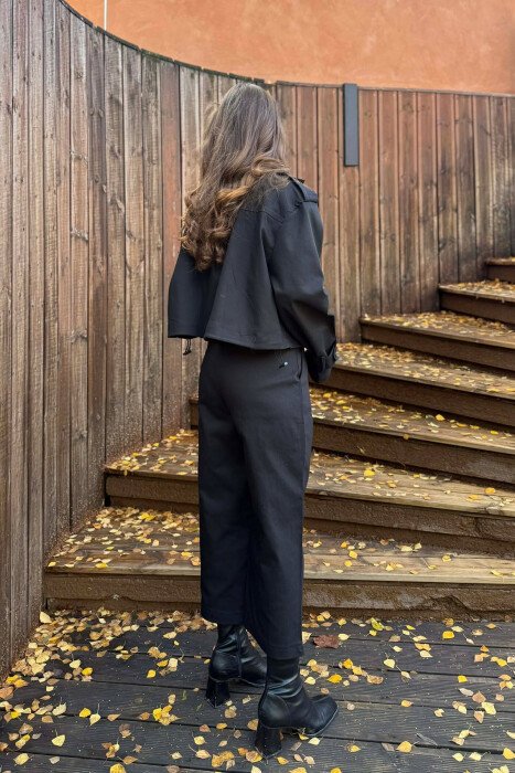 SET NJE NGJYRESH XHAKETE + PANTALLONA PER FEMRA NE NGJYRE TE ZEZE - 2