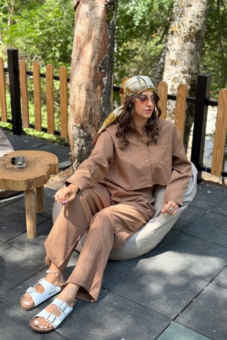 SET PËR FEMRA NË NGJYRËN KAFE - 1