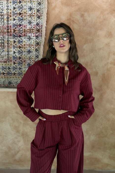 SET PËR FEMRA NË NGJYRËN VISHNJË - 3