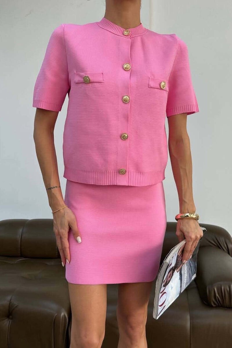 SET PULOVER+ FUND PER FEMRA NE NGJYRE ROZE - 1