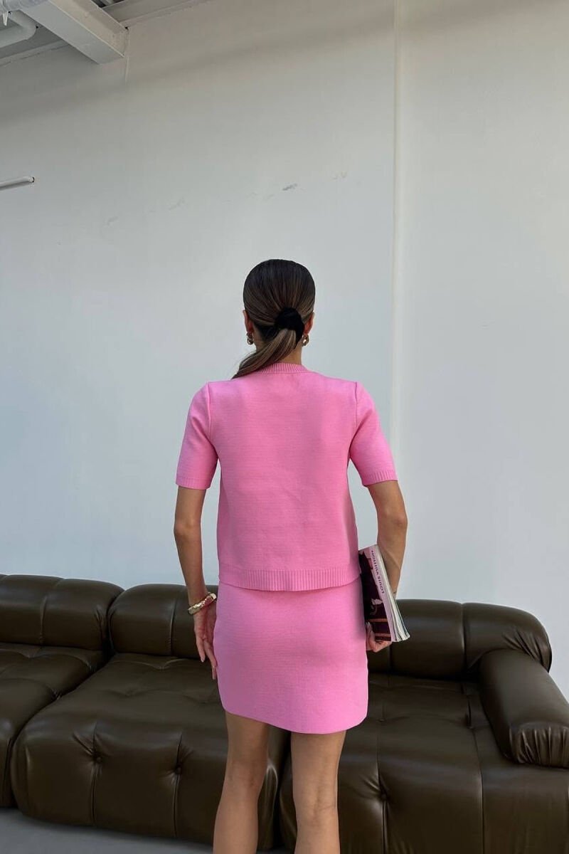 SET PULOVER+ FUND PER FEMRA NE NGJYRE ROZE - 4