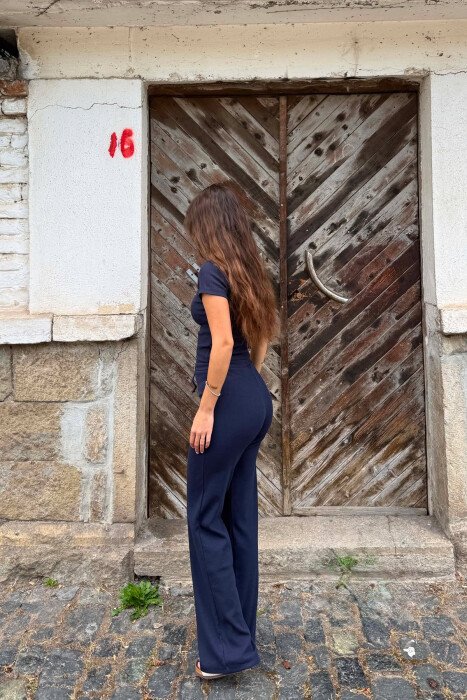 SET T-SHIRT+TUTA PER FEMRA NE NGJYRE BLU TE ERRET - 5